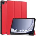 thumbnail image 1 of Allytech Slim Case for Samsung Galaxy Tab A9+ Plus 11" SM-X210 X215 X216, With Pen Holder Multi Angle Viewing Stand Slim Fit Protective Shockproof Flip Cover, Red, 1 of 9