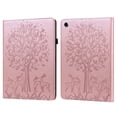 thumbnail image 1 of Allytech Slim Case for Samsung Galaxy ab A8 10.5" SM-X200 X205 X207 2022 Released, Slim Tree Deer Pattern Auto Sleep Wake Flip Stand Hand Strap Cards Slots Shockproof Case Cover for Girls WomeRosegold, 1 of 6