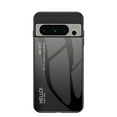 thumbnail image 1 of Allytech Slim Case for Google Pixel 8 Pro Case, Glass Back Cover Gradient Design Anti-Scratch Bumper Case Cover for Google Pixel 8 Pro - Gray, 1 of 8