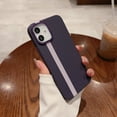 thumbnail image 1 of Allytech Slim Case for iPhone 12 [Compatible with Magsafe] [Military Grade Drop Protection], Aramid Fiber Luxury Shockproof Anti-Scratch Hard PC Cover Case for iPhone 12, Darkpurple, 1 of 7