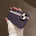 thumbnail image 1 of Allytech Slim Case for iPhone 15 [Compatible with Magsafe] [Military Grade Drop Protection], Aramid Fiber Luxury Shockproof Anti-Scratch Hard PC Cover Case for iPhone 15, Darkpurple, 1 of 9