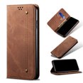 thumbnail image 1 of Allytech Slim Case for iPhone 15 Plus, Retro Cowboy Skin Kickstand Case with Credit Card Slots & Cash Pocket, Shockproof Anti-Fall Full Body Protection Case for iPhone 15 Plus, Brown, 1 of 5