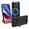 thumbnail image 1 of Allytechgroup Slim Magnetic Case for Samsung Galaxy S23, Support Wireless Charging, Premium PU Leather Retro Cover with Ring Holder Stand, Shockproof Protective Case, Black, 1 of 6