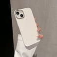 thumbnail image 1 of Allytech Slim Matte Case Compatible with iPhone 13, Luxury Solid Color Soft Bumper Shockproof Anti-Scratch Lightweight [Precise Cutouts] Case Cover for iPhone 13 - White, 1 of 7
