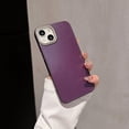 thumbnail image 1 of Allytech Slim Matte Case Compatible with iPhone 13, Luxury Solid Color Soft Bumper Shockproof Anti-Scratch Lightweight [Precise Cutouts] Case Cover for iPhone 13 - Darkpurple, 1 of 7