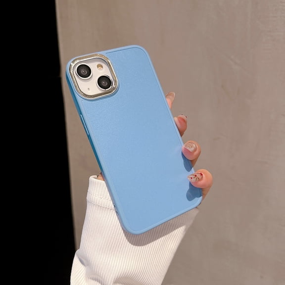 Allytech Slim Matte Case Compatible with iPhone 13 Pro, Luxury Solid Color Soft Bumper Shockproof Anti-Scratch Lightweight [Precise Cutouts] Case Cover for iPhone 13 Pro - Lightblue