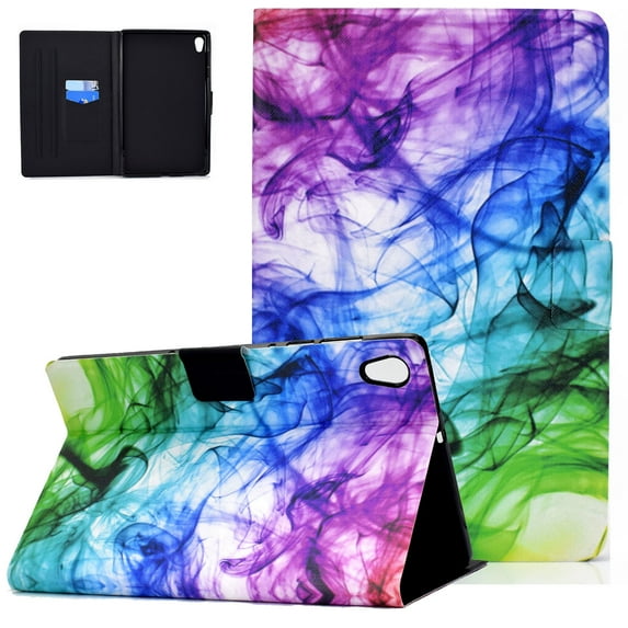 Allytech Slim Shell for Lenovo Tab M10 HD 2nd Gen (TB-X306X) / Smart Tab M10 HD 2nd Gen (TB-X306F) 10.1" 2020, Smart Cover Auto Sleep Wake Multi Angle Stand Lightweight Shockproof, Colorful Mist
