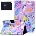 thumbnail image 1 of Allytech Slim Shell for Lenovo Tab M10 HD 2nd Gen (TB-X306X) / Smart Tab M10 HD 2nd Gen (TB-X306F) 10.1" 2020, Smart Cover Auto Sleep Wake Multi Angle Viewing Stand Lightweight Shockproof, Unicorn, 1 of 1