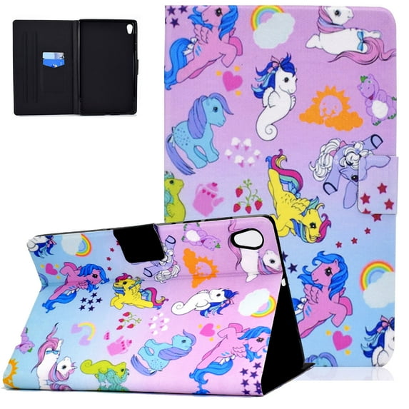 Allytech Slim Shell for Lenovo Tab M10 HD 2nd Gen (TB-X306X) / Smart Tab M10 HD 2nd Gen (TB-X306F) 10.1" 2020, Smart Cover Auto Sleep Wake Multi Angle Viewing Stand Lightweight Shockproof, Unicorn