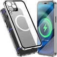 thumbnail image 1 of Allytech Slim Thin Case for iPhone 12 Pro Max (2020), Compatible with MagSafe Accessories Built-in Screen Protector & Camera Lens Protector Shockproof Magnetic Case for iPhone 12 Pro Max, Silver, 1 of 6