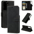 thumbnail image 1 of Allytech Slim Wallet Case for Samsung Galaxy S23 Plus, [3 Card Slots] [Cash Pocket] Premium PU Leather Kickstand Magnetic Clasp Shockproof Full Body Protective RFID Blocking Flip Case - Black, 1 of 8