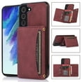 thumbnail image 1 of Allytech Slim Wallet Case for Samsung Galaxy S23 Plus, Business Premium PU Leather Multi-Card Slots Anti-Drop Anti-Scratch Full Body Protection Kickstand Case for Samsung Galaxy S23 Plus - Winered, 1 of 6