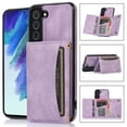 thumbnail image 1 of Allytech Slim Wallet Case for Samsung Galaxy S23 Plus, Business Premium PU Leather Multi-Card Slots Anti-Drop Anti-Scratch Full Body Protection Kickstand Case for Samsung Galaxy S23 Plus - Purple, 1 of 6