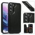 thumbnail image 1 of Allytech Slim Wallet Case for Samsung Galaxy S24 FE, Flip PU Leather Kickstand Card Slots Case, Double Magnetic Buttons Shockproof Full Body Protection Durable Case for Women Men - Black, 1 of 9