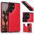 thumbnail image 1 of Allytech Slim Wallet Case for Samsung Galaxy S25 Ultra, Flip PU Leather Kickstand Card Slots Case, Double Magnetic Buttons Shockproof Full Body Protection Durable Case for Women Men - Rose, 1 of 9