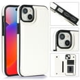 thumbnail image 1 of Allytech Slim Wallet Case for iPhone 15, Flip PU Leather Kickstand Card Slots Case, Double Magnetic Buttons Shockproof Full Body Protection Durable Case for Women Men - White, 1 of 10