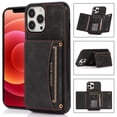 thumbnail image 1 of Allytech Slim Wallet Case for iPhone 8 Plus/7 Plus, Business Premium PU Leather Multi-Card Slots Anti-Drop Anti-Scratch Full Body Protection Kickstand Case for iPhone 8 Plus/7 Plus - Black, 1 of 6
