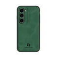 thumbnail image 1 of Allytech Slim case for Samsung Galaxy S24 - Magnetic Car Mount - Luxury PU Leather Lightweight Soft TPU Shockproof Anti-Scratch Anti-Fingerprint Case for Samsung Galaxy S24, Darkgreen, 1 of 9
