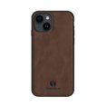 thumbnail image 1 of Allytech Slim case for iPhone 15 - Magnetic Car Mount - Luxury PU Leather Lightweight Soft TPU Shockproof Anti-Scratch Anti-Fingerprint Case for iPhone 15, Brown, 1 of 9