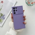 thumbnail image 1 of Allytech Solid Color Phone Case Designed for Samsung Galaxy S22, [Sliding Lens Cover] [Full Camera Protection] Shockproof Soft TPU Ultra Thin & Lightweight Fashion Case for Women Men - Purple, 1 of 8