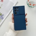 thumbnail image 1 of Allytech Solid Color Phone Case Designed for Samsung Galaxy S23 Plus, [Sliding Lens Cover] [Full Camera Protection] Shockproof Soft TPU Ultra Thin & Lightweight Fashion Case for Women Men - Navyblue, 1 of 8
