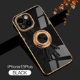 thumbnail image 1 of Allytech Spaceman Back Case Cover for Apple iPhone 15 Plus - Slim Fit Bumper Kickstand Shockproof Anti-Scratch Anti-Slip Protective Phone Case for iPhone 15 Plus - Black, 1 of 11