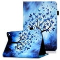 thumbnail image 1 of Allytech Stand Case for Kindle Fire HD 8.0" 2020 10th Gen New Model, Fire HD 8 Plus 2020(10th Gen) Cover with Pen Holder, Folio PU Leather Auto Wake Sleep Wallet Tablet Case, Butterfly Tree, 1 of 7
