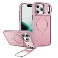 thumbnail image 1 of Allytech Translucent Case for iPhone 17 Pro Max, [Fit for MagSafe] [Camera Kickstand] Shockproof Ultra Thin Anti-Fingerprint Scratch-Resistant Back Cover Support Wireless Charging - Pink, 1 of 4