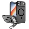 thumbnail image 1 of Allytech Translucent Case for iPhone Air, [Fit for MagSafe] [Camera Kickstand] Shockproof Ultra Thin Anti-Fingerprint Scratch-Resistant Back Cover Support Wireless Charging - Black, 1 of 8
