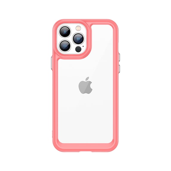 Allytech Ultra Hybrid Designed for iPhone 14 Plus Case - Protective Transparent Anti-scratch Shockproof Slim Case Cover for Apple iPhone 14 Plus 6.7" 2022 - Red
