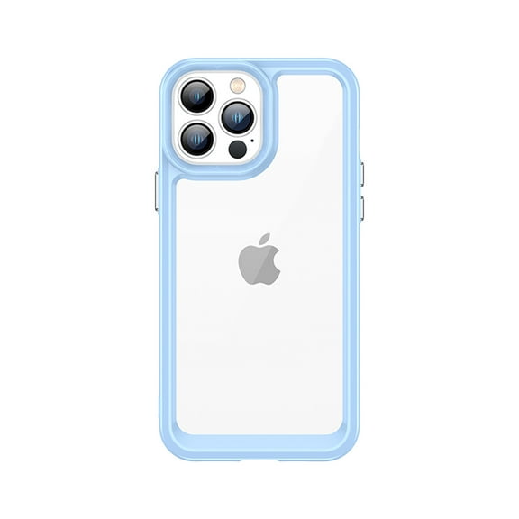 Allytech Ultra Hybrid Designed for iPhone 14 Pro Case - Protective Transparent Anti-scratch Shockproof Slim Case Cover for Apple iPhone 14 Pro 6.1" 2022 - Blue