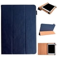 thumbnail image 1 of Allytech Universal Case for 7 inch Tablet, PU Leather Trifold Stand Case with Pencil Holder for Galaxy Tab E 7.0/Tab A 7.0/Tab 3 Lite 7.0/Fire 7.0 2019 2017 2015/Nexus 7/LG G Pad, Blue, 1 of 6