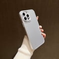 thumbnail image 1 of Allytech Upgrade iPhone 15 Case, Slim Fit Shell Hybrid Skin-Feeling Shockproof Anti-Scratch Camera Lens Protective Bumper Phone Case for Apple iPhone 15 - Silver, 1 of 7