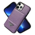 thumbnail image 1 of Allytech Vintage Wallet Back Case for Apple iPhone 13 Pro Max, PU Leather Slim Fit Shell Cards Holder Stand Shockproof Bumper Phone Case Cover for Apple iPhone 13 Pro Max - Purple, 1 of 6