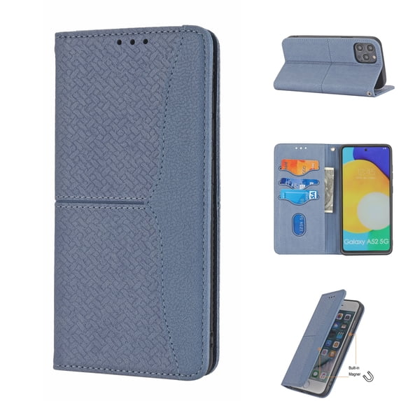 Allytech Wallet Case for Apple iPhone 12 Pro Max 6.7 inch,Premium PU Leather Flip Kickstand Card Slots Magnetic Closure Shockproof Phone Cover with Hand Strap,Grey