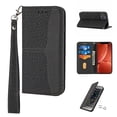 thumbnail image 1 of Allytech Wallet Case for Apple iPhone 14 Pro Max 6.7 inch,Shockproof Durable PU Leather Soft TPU Interior Magnetic Closure Folio Flip Kickstand ID Credit Card Slots Phone Cover with Wrist Strap,Black, 1 of 11