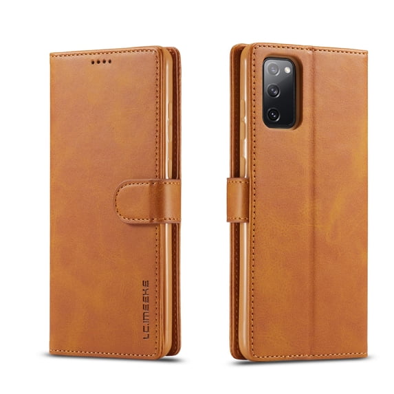 Allytech Wallet Case Cover for Samsung Galaxy S20 FE 5G, Premium PU Leather Folio Flip Stand Shockproof Credit Cards Slots Book Cover Case for Samsung Galaxy S20 FE / Galaxy S20 Fan Edition, Yellow
