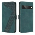 thumbnail image 1 of Allytech Wallet Case for Google Pixel 7 (2022), PU Leather and TPU Bumper Full Protection Credit Card Holder Flip Book Stand Hand Strap Case for Google Pixel 7 5G, Green, 1 of 8