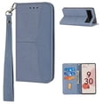 thumbnail image 1 of Allytech Wallet Case for Google Pixel 7 Pro, Flip Kickstand Card Slots Holder Magnetic Closure Removable Hand Strap PU Leather Soft TPU Scratch Resistant Case for Google Pixel 7 Pro 2022, Grey, 1 of 5