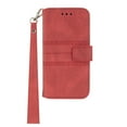 thumbnail image 1 of Allytech Wallet Case for Google Pixel 7 Pro, Pixel 7 Pro Case with Shoulder Strap, PU Leather Cards Slots Kickstand Mangetic Closure Drop Protective TPU Flip Cover for Google Pixel 7 Pro  - Red, 1 of 6
