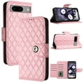 thumbnail image 1 of Allytech Wallet Case for Google Pixel 8, Luxury PU Leather Shockproof Protective Flip Cover for Women Girls, Kickstand Folio Case with Card Slots Holder Wrist Strap Lanyard - Pink, 1 of 7