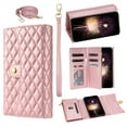 thumbnail image 1 of Allytech Wallet Case for Google Pixel 8 Pro with Wrist & Shoulder Strap, [7 Card Slots] [Full Body Protection] Luxury PU Leather Zipper Wallet Metal Buttons Kickstand Shockproof Case, Rosegold, 1 of 8