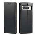 thumbnail image 1 of Allytech Wallet Case for Google Pixel 8, Vintage  PU Leather Magnetic Closure PU Leather Flip Folio Stand Cards Holders Shockproof Phone Case for Google Pixel 8 - Black, 1 of 9