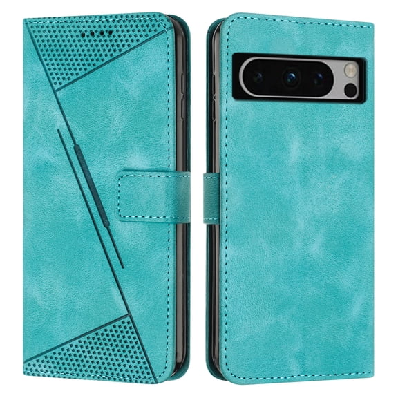 Allytech Wallet Case for Google Pixel 8a, Premium PU Leather Flip Cover Stand Protective Hand Wrist Magnetic Closure Cards Holder Phone Case for Google Pixel 8a - Green