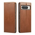 thumbnail image 1 of Allytech Wallet Case for Google Pixel 8a, Vintage  PU Leather Magnetic Closure PU Leather Flip Folio Stand Cards Holders Shockproof Phone Case for Google Pixel 8a - Brown, 1 of 8