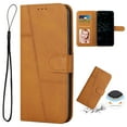 thumbnail image 1 of Allytech Wallet Case for Motorola Moto G 5G 2024, Magnetic Clasp Kickstand Cover with Card Slots & Cash Holder, Luxury PU Leather + Soft TPU Shockproof Anti-Scratch Wrist Strap Case, Yellow, 1 of 8