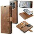 thumbnail image 1 of Allytech Wallet Case for OnePlus 12 with 3 Card Slots & Cash Pocket, 2 in 1 Detachable Strong Magnetic Case, Retro PU Leather Shockproof Magnetic Clasp Slim Protective Shell - Brown, 1 of 8
