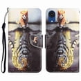 thumbnail image 1 of Allytech Wallet Case for Samsung Galaxy A03 Core, PU Leather Stand RFID Blocking Card Slot Wireless Charging Flip Book Cover TPU Shockproof Interior Case, Tiger, 1 of 5