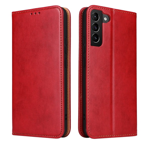 Allytech Wallet Case for Samsung Galaxy A16 5G, Premium PU Leather Flip Folio Stand Shockproof Protective Cards Slots Phone Case Cover for Galaxy A16 5G - Red