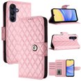 thumbnail image 1 of Allytech Wallet Case for Samsung Galaxy A24 4G, Luxury PU Leather Shockproof Protective Flip Cover for Women Girls, Kickstand Folio Case with Card Slots Holder Wrist Strap Lanyard - Pink, 1 of 7